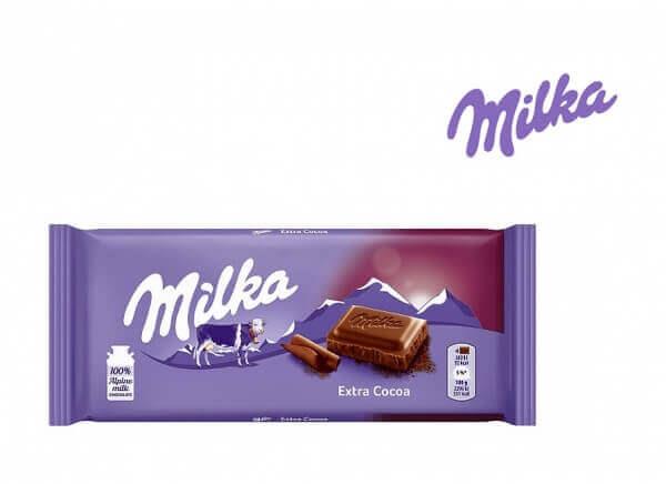 شکلات میلکا اکسترا milka EXTRA COCOA